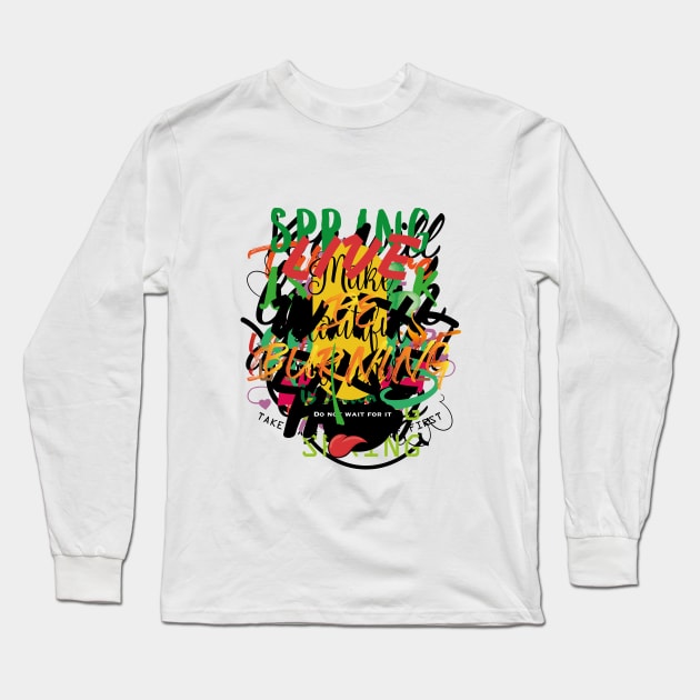 Color chaos T-Shirts Long Sleeve T-Shirt by HozDes